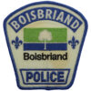 Canadian Boisbriand Police Cloth Patch Badge