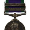 Campaign Service Medal (Clasps - Borneo, Malay Peninsula) - T.R.A. Giles, E.R.A.2., Royal Navy
