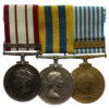 Naval General Service Medal (Clasp - Palestine 1945-48), Queen Korea and UN Korea Medal Trio - R.E. Best, A.B., Royal Navy
