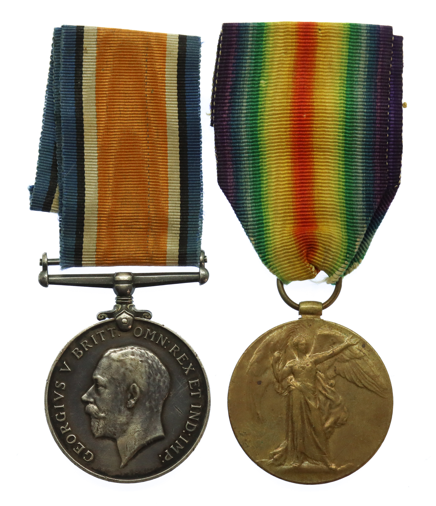 WW1 British War & Victory Medal Pair - Pte. S.W. Norton, West Yorkshire Regiment