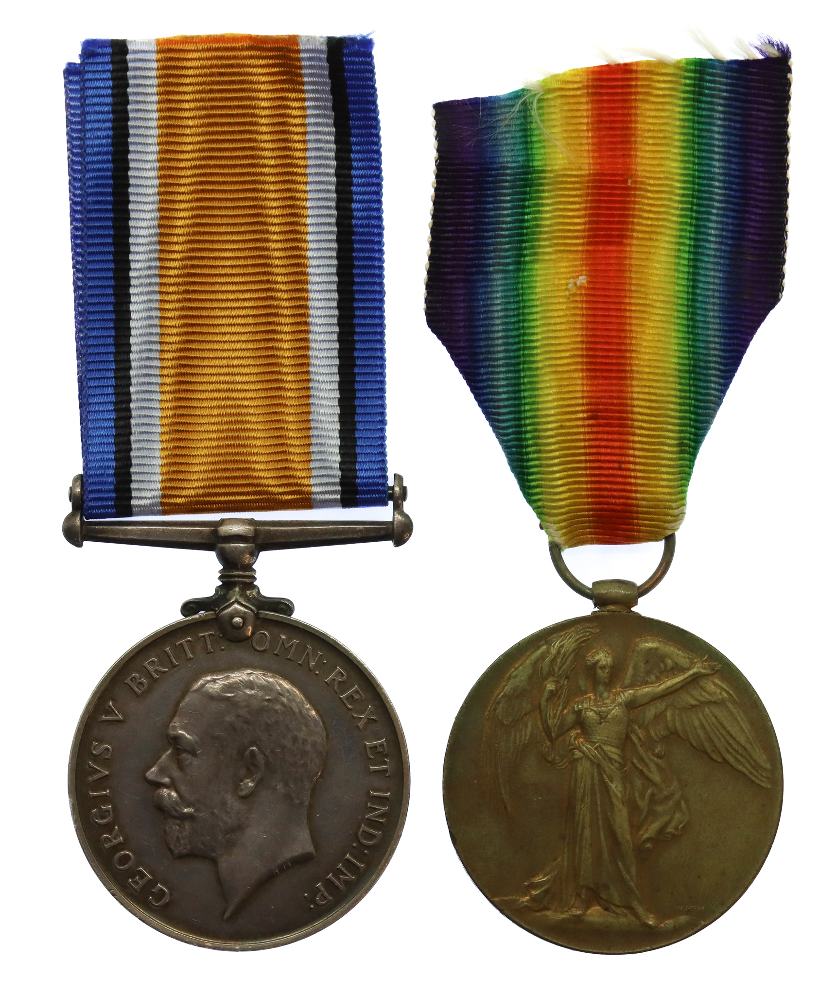 WW1 British War & Victory Medal Pair - Tpr. R.C. Ward, 1st Life Guards