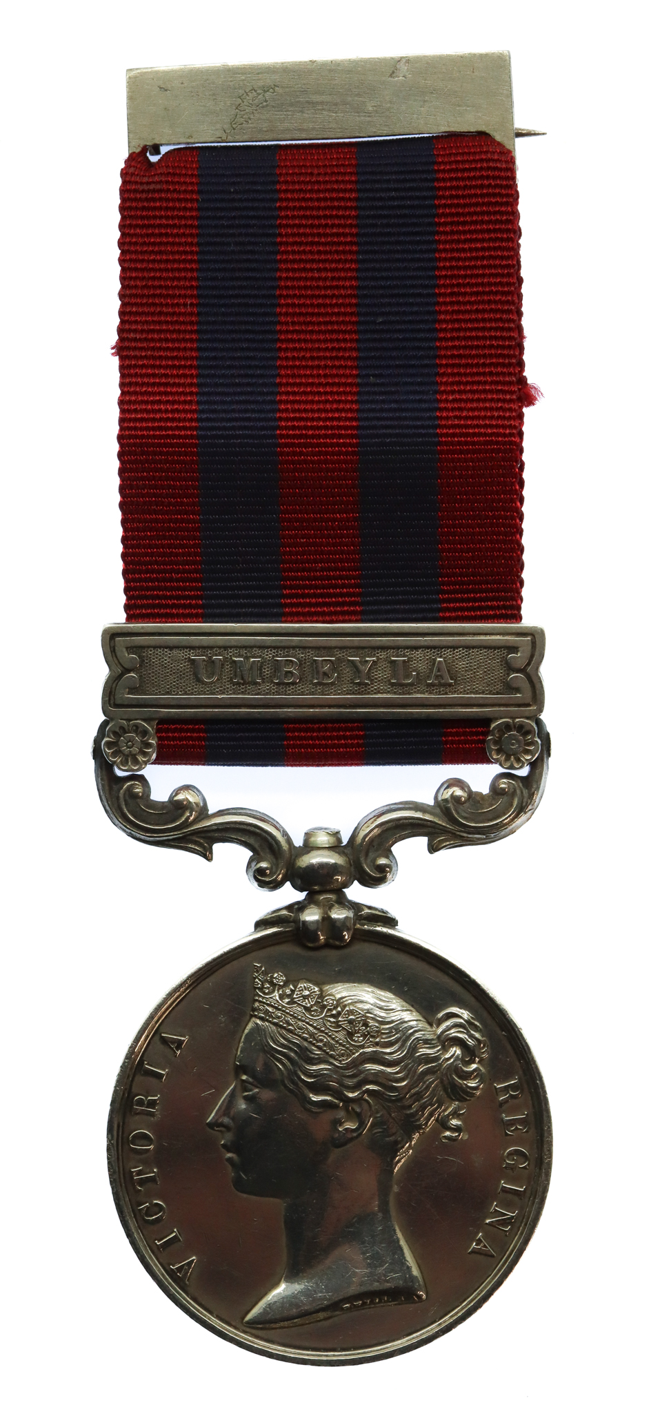 1854 India General Service Medal (Clasp - Umbeyla) - Pte. R. Baxendale, 1st Bn. 7th Regiment of Foot (Royal Fusiliers)