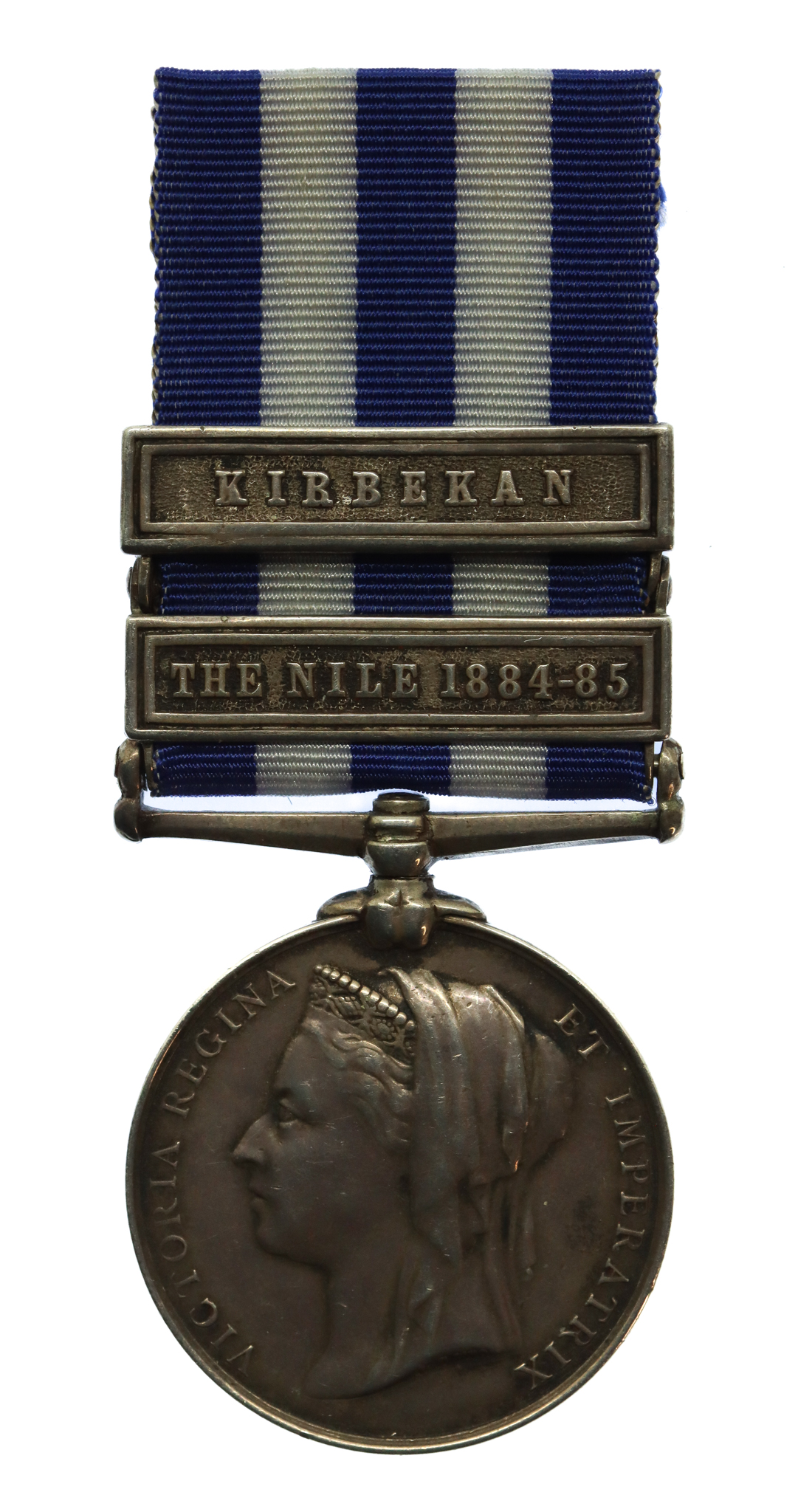 Egypt Medal (Clasps - The Nile 1884-85, Kirbekan) - Pte. E. Baker, 1st Bn. South Staffordshire Regiment