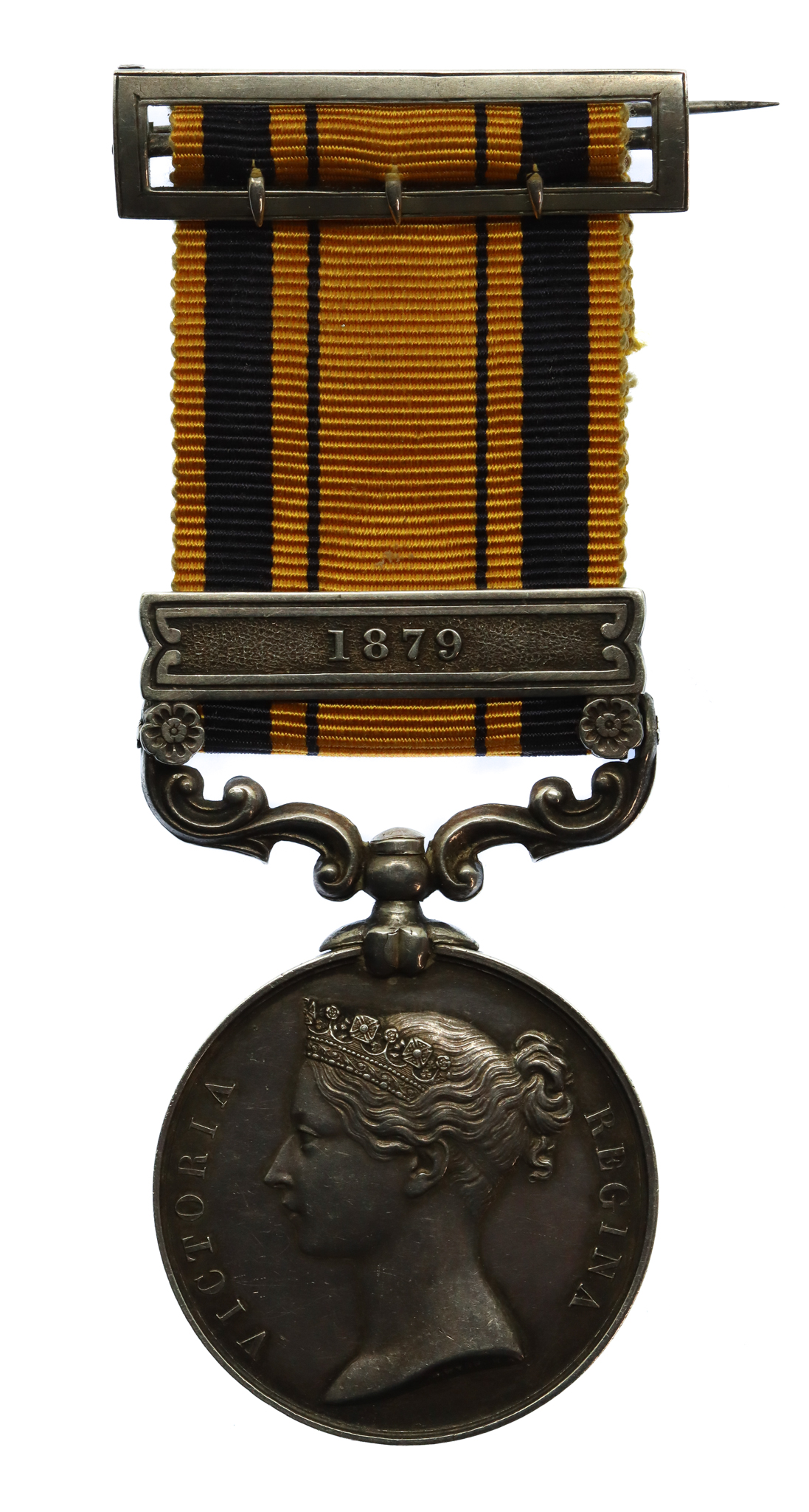 South Africa 1877-79 (Zulu War) Medal (Clasp - 1879) - Pte. E. Tray, 2nd Bn. 3rd (East Kent - The Buffs) Regiment of Foot