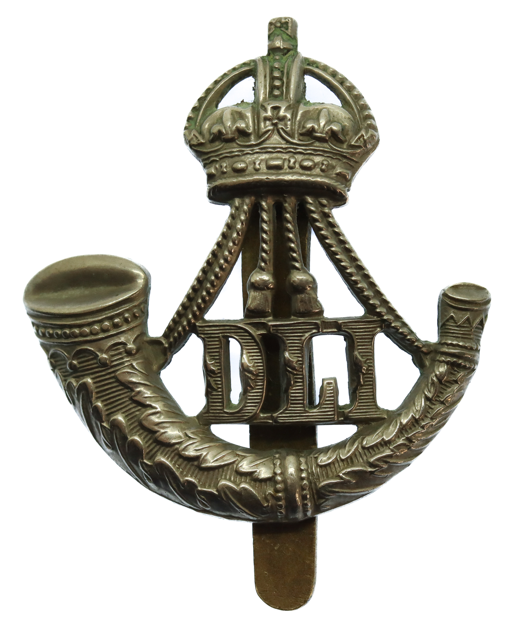 Durham Light Infantry (D.L.I.) Cap Badge - King's Crown