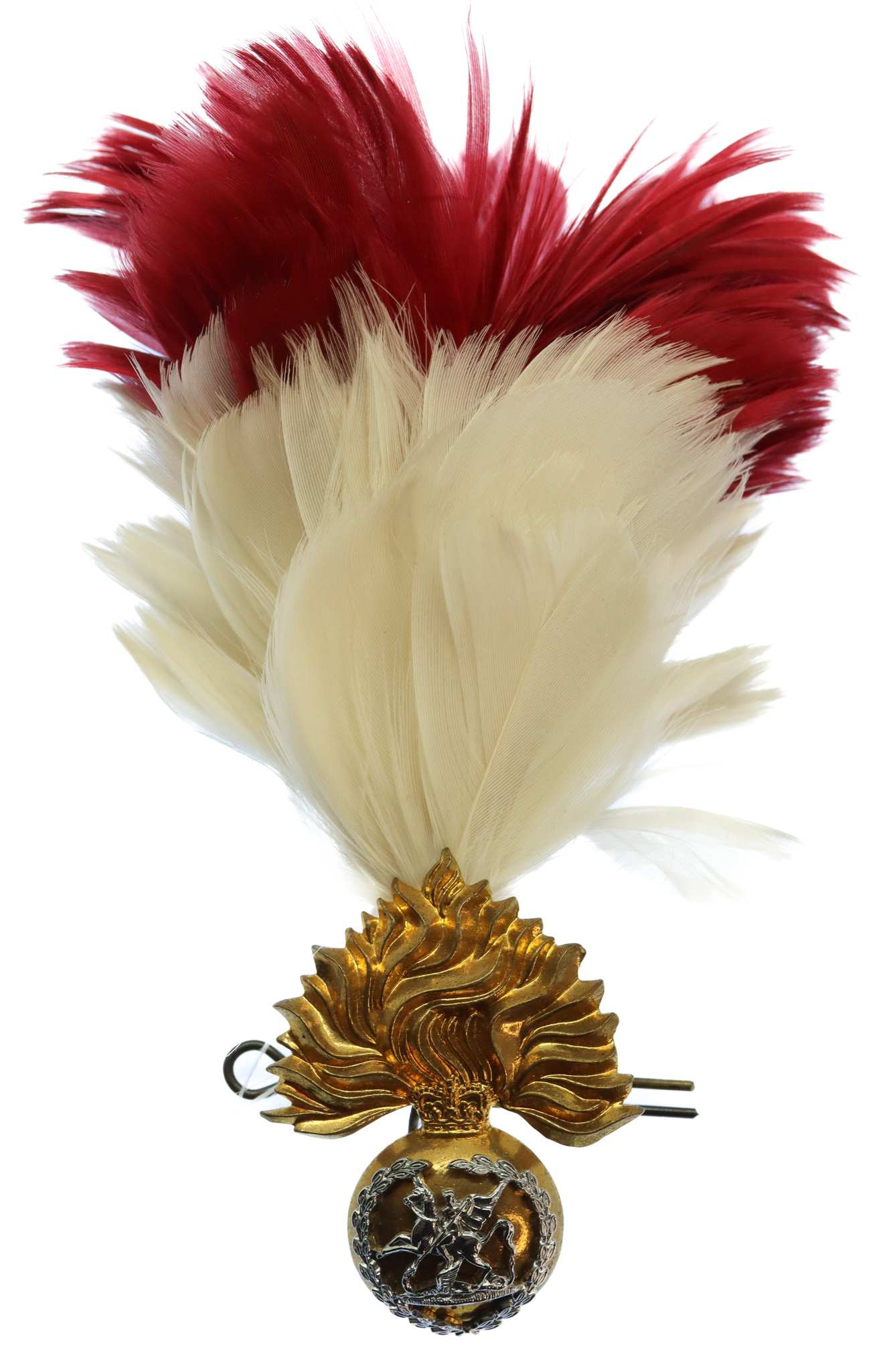 Royal Regiment of Fusiliers Cap Badge & Feather Hackle