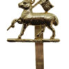 The Queen's (Royal West Surrey) Regiment Anodised (Staybrite) Beret Badge