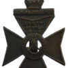 6th City of London Bn. (City of London Rifles) London Regiment Cap Badge - King's Crown