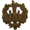 Essex Regiment WW1 All Brass Economy Cap Badge