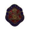 Royal Artillery Association (R.A.A.) Enamelled Lapel Badge - King's Crown