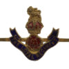 The Loyal Regiment Enamelled Sweetheart Brooch - King's Crown