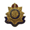 WW1 Army Service Corps (A.S.C.) Enamelled Sweetheart Brooch - King's Crown