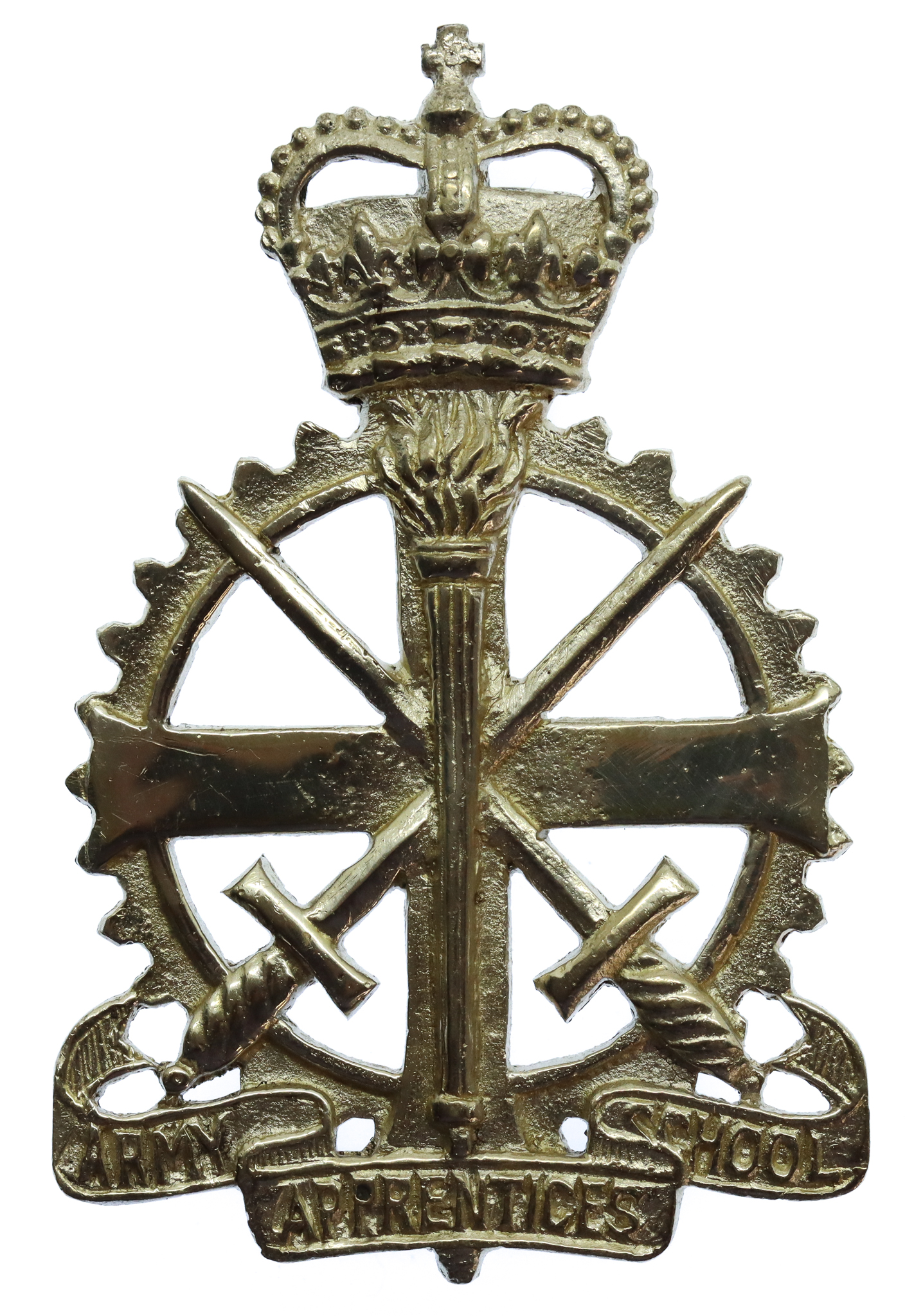 Army Apprentices School Pouch Badge - Queen's Crown