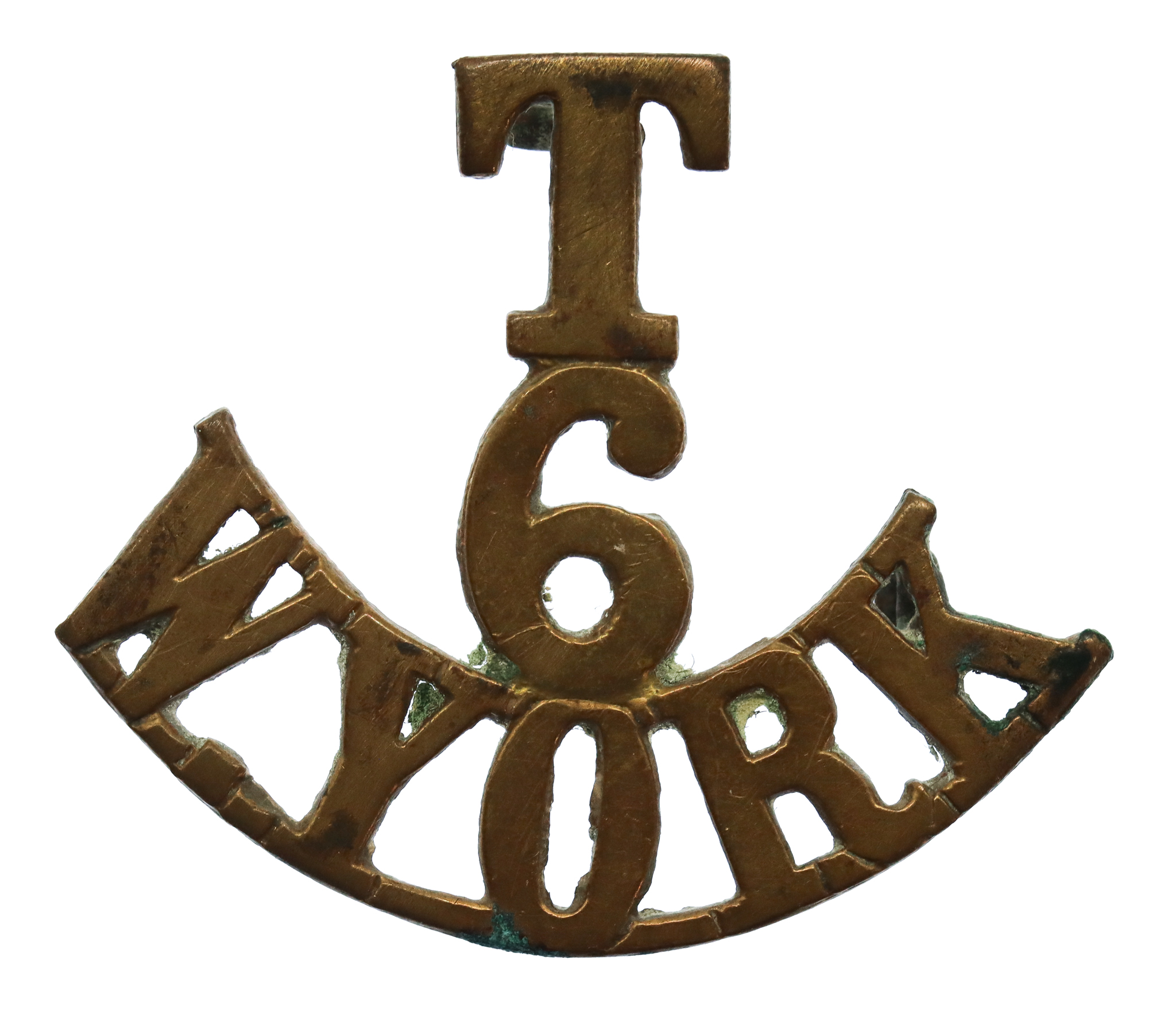6th Territorial Bn. West Yorkshire Regiment (T/6/W.YORK) Shoulder Title