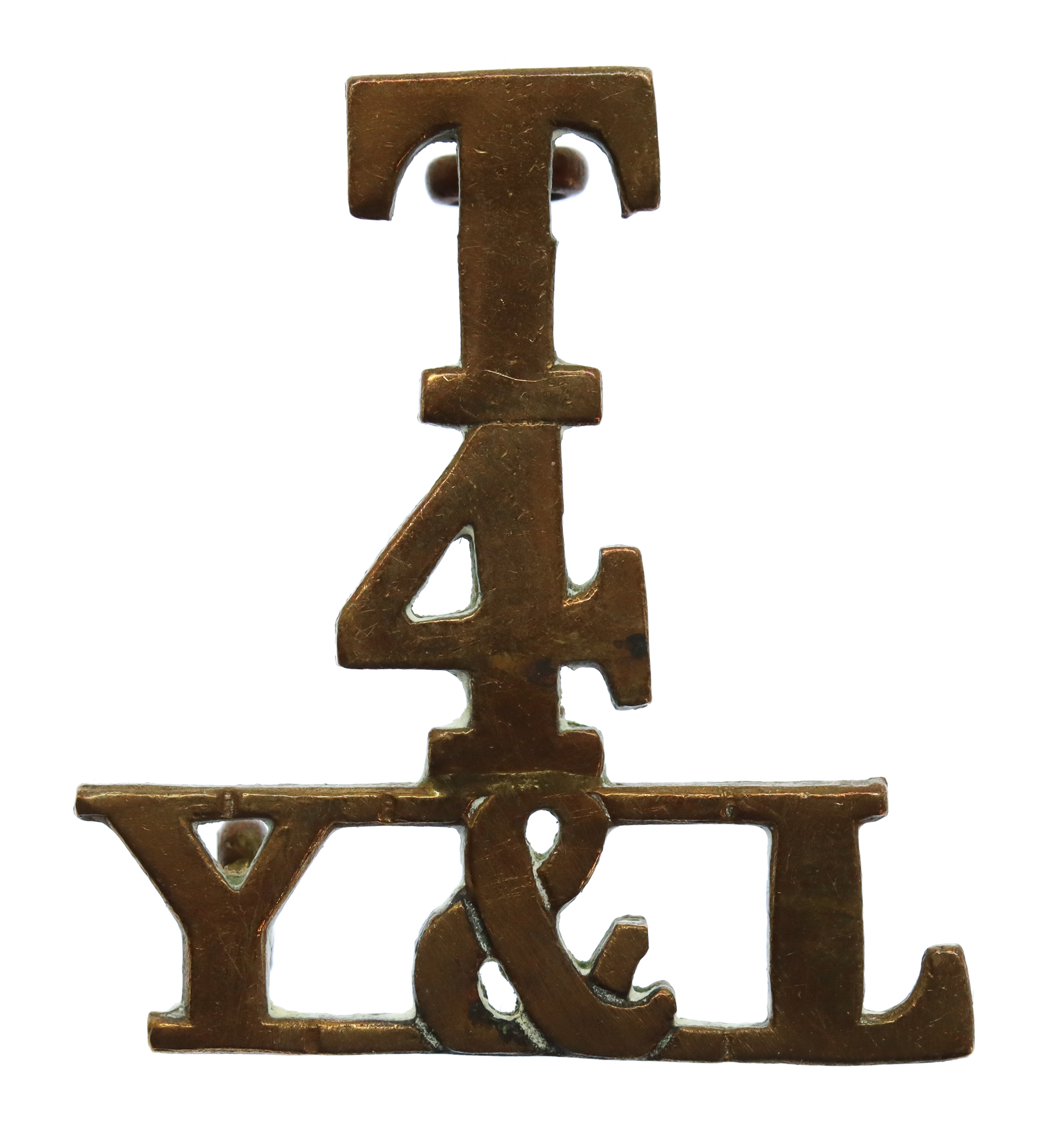 4th Territorial Bn. York & Lancaster Regiment (T/4/Y&L) Shoulder Title