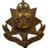 East Surrey Regiment WW1 All Brass Economy Cap Badge