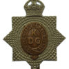 1st King's Dragoon Guards Bi-Metal Cap Badge - King's Crown