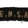 Entertainments National Service Association (E.N.S.A.) Cloth Shoulder Title