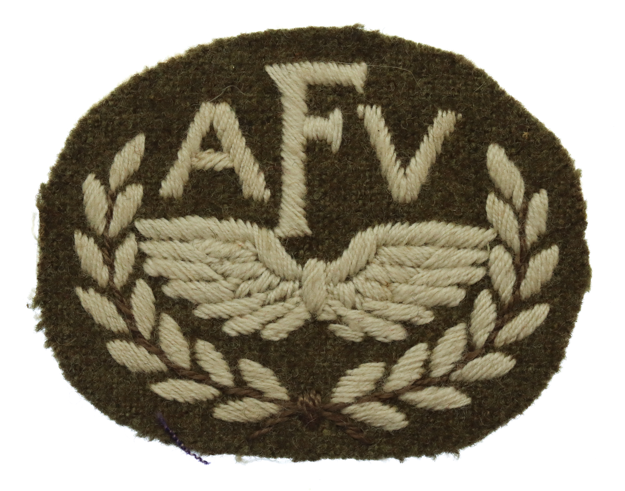 Armoured Fighting Vehicles (A.F.V.) Cloth Trade Badge