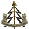 WW2 Reconnaissance Corps Officer's Silvered & Gilt Cap Badge