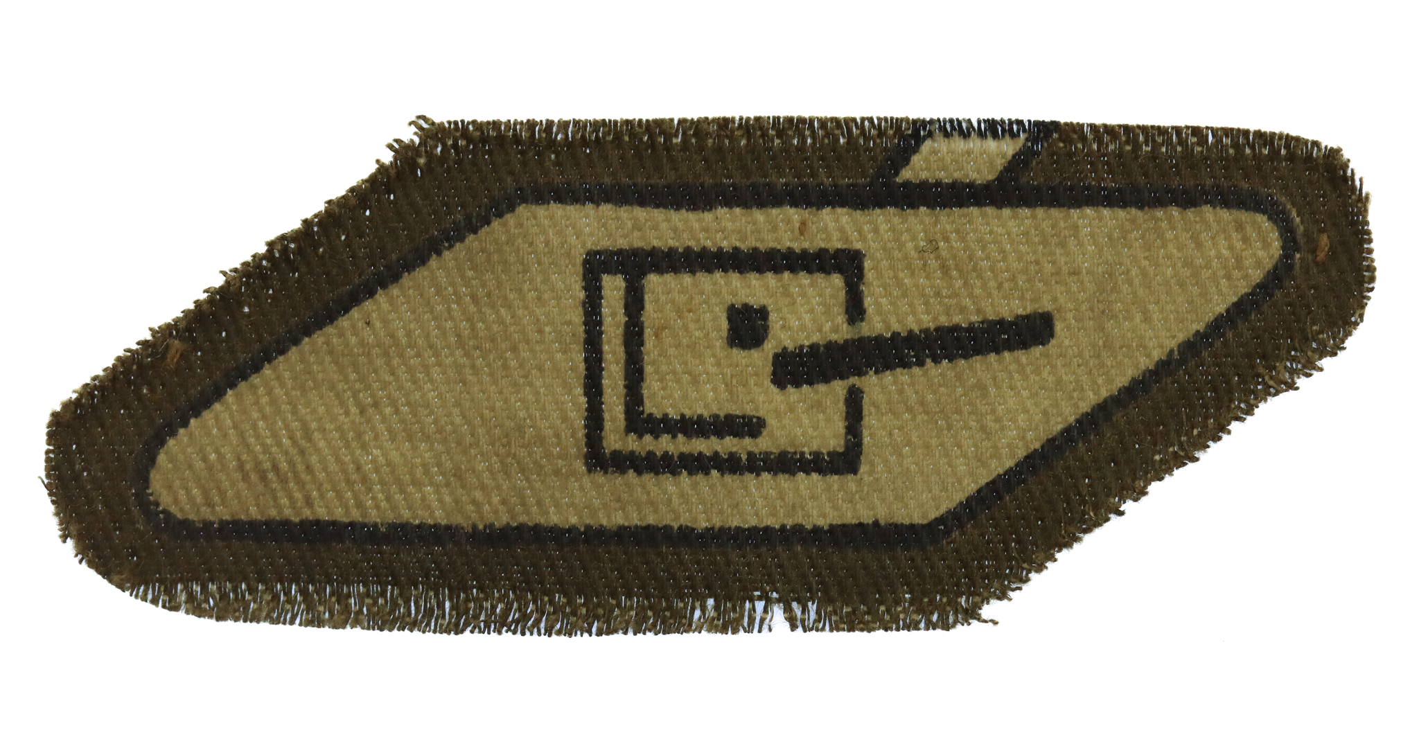 WW2 Royal Tank Regiment (R.T.R.) Printed Sleeve Badge