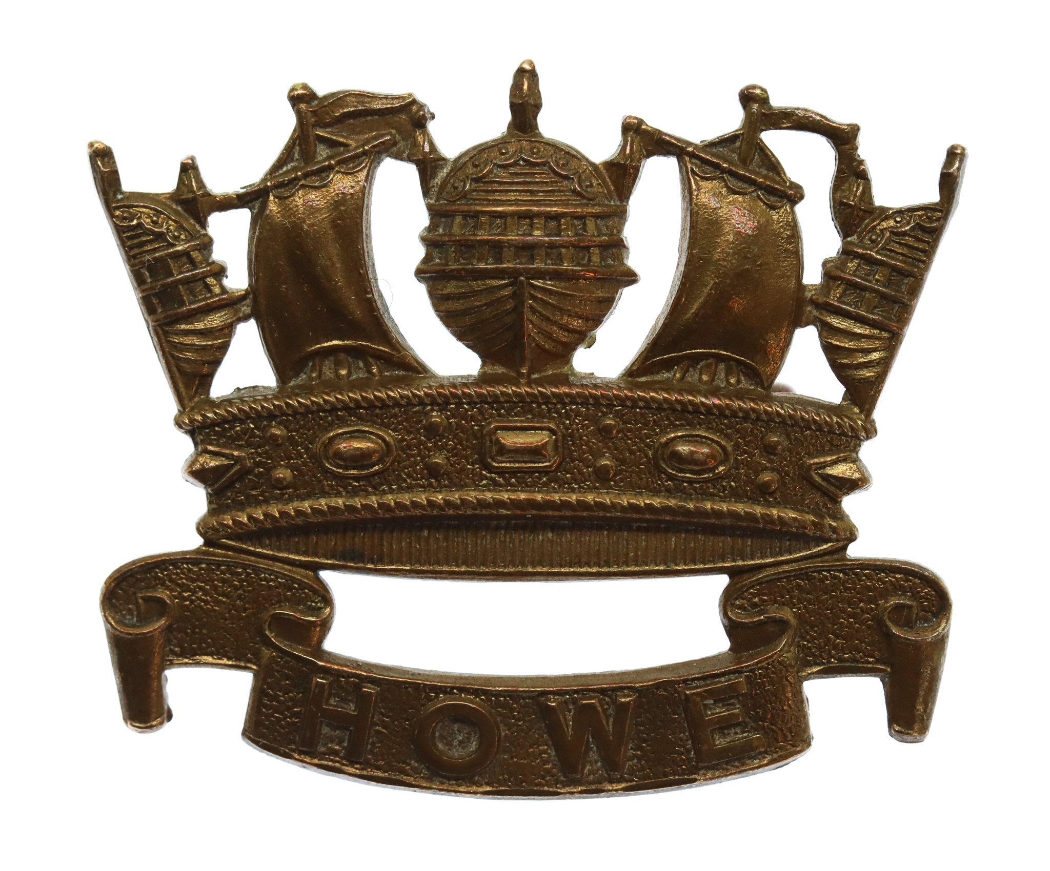 WW1 Howe Battalion Royal Naval Division Cap Badge