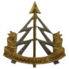 WW2 Reconnaissance Corps Officer's Silvered & Gilt Cap Badge