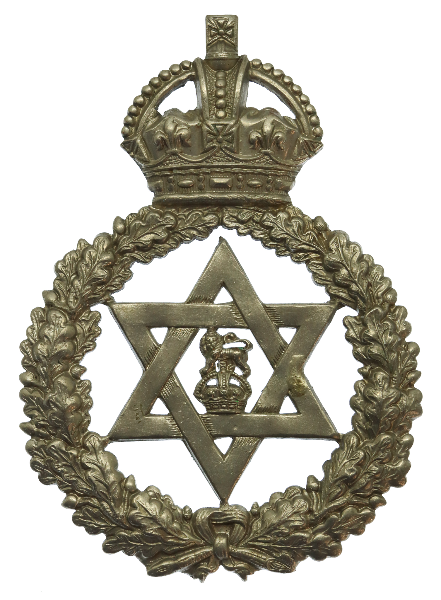 Trinidad Police Helmet Plate - King's Crown