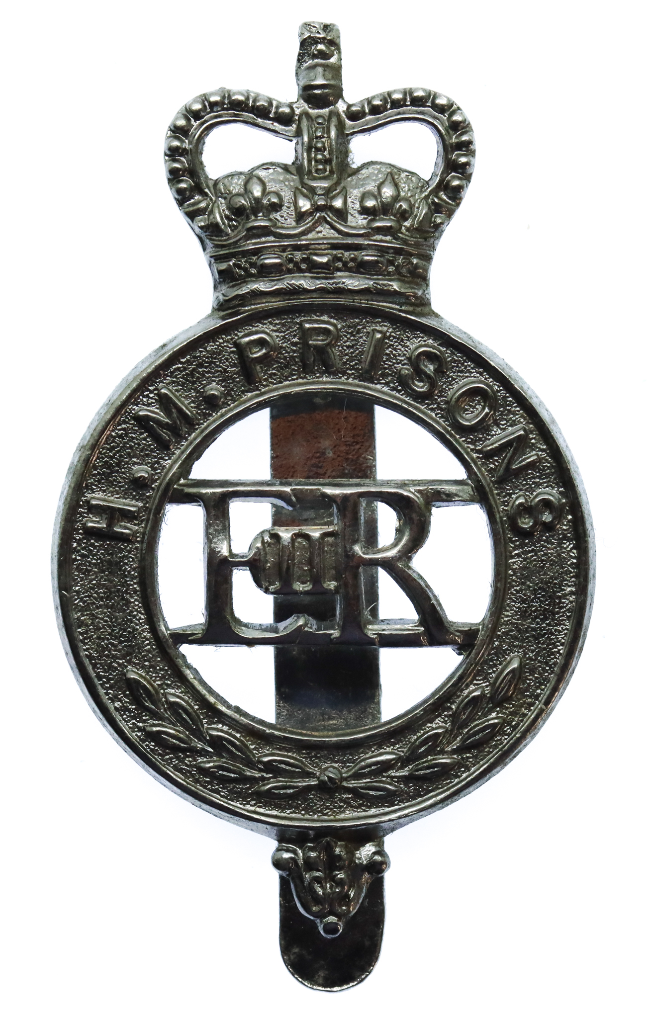H.M. Prison Service Cap Badge - Queen's Crown
