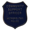 Metropolitan Police Community Support Officer Enamelled Cap Badge