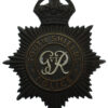 George VI South Shields Police Black Helmet Plate