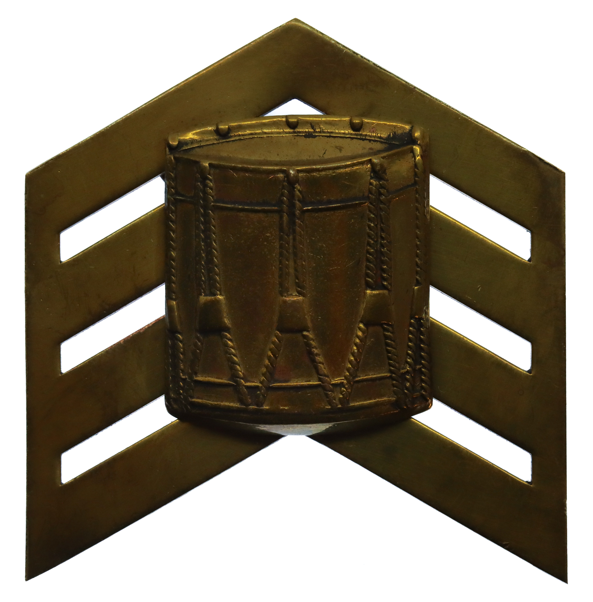 British Army Drum Major's Brass Arm Badge
