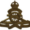 Canadian Field Artillery Cap Badge - King's Crown