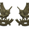 Pair of Canadian Sir George William's College C.O.T.C. Collar Badges 