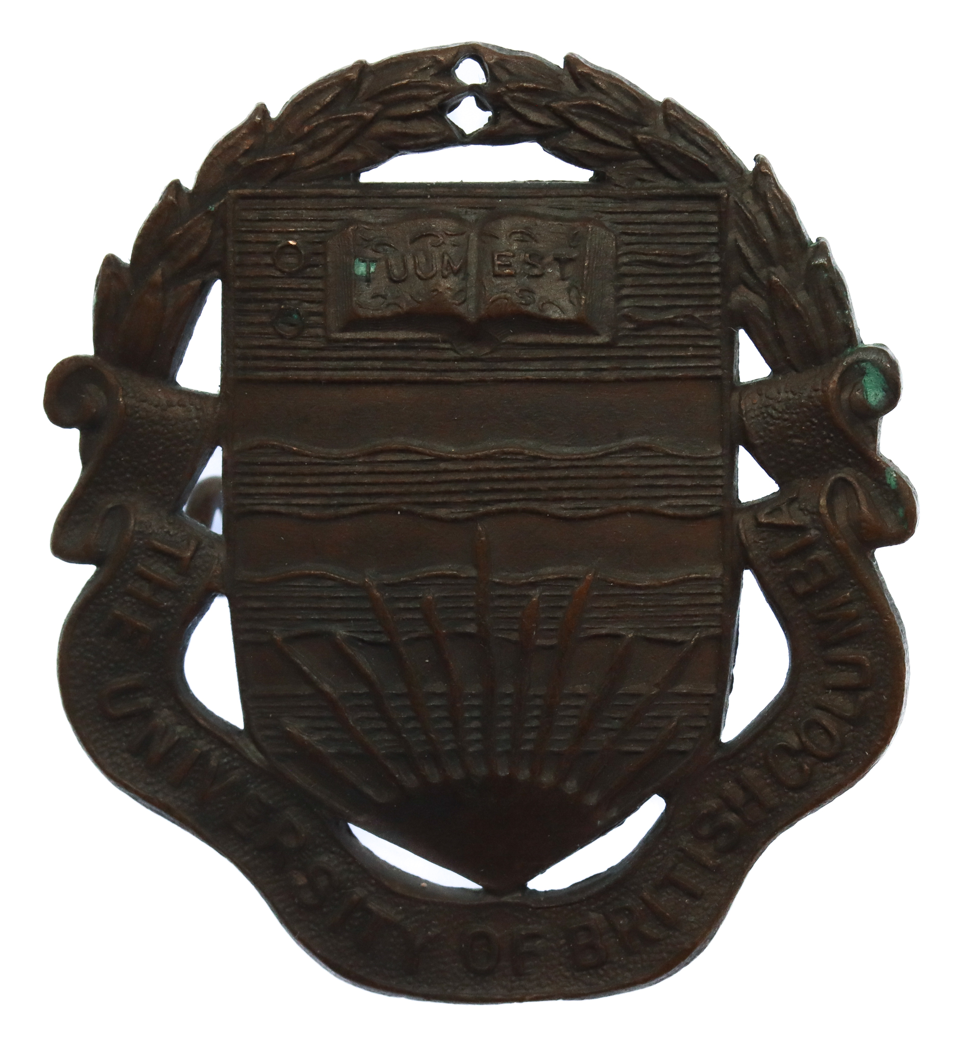 Canadian University of British Columbia C.O.T.C. Cap Badge