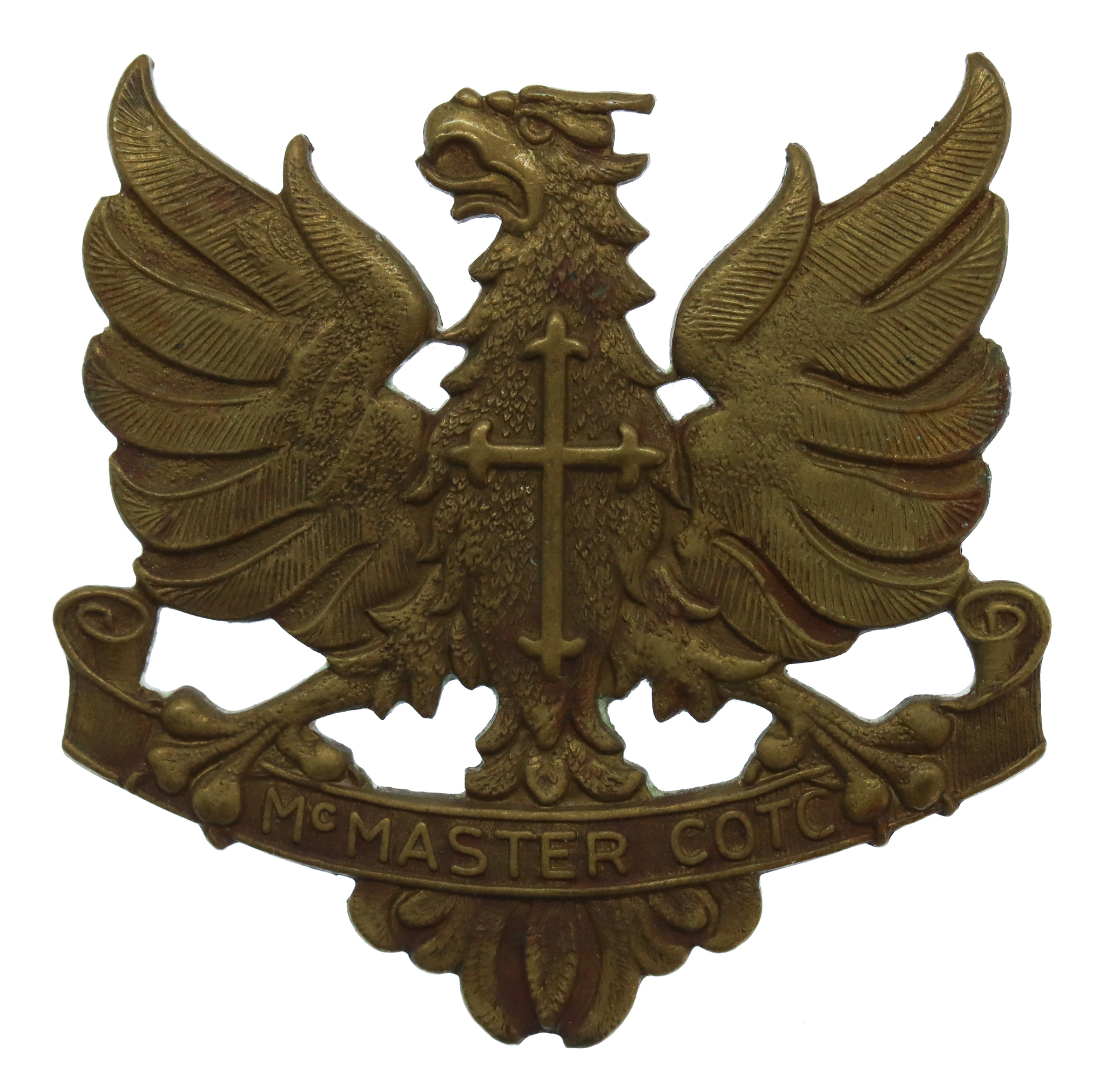 Canadian McMaster University C.O.T.C. Cap Badge 