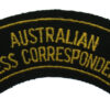 Australian Press Correspondent Cloth Shoulder Title