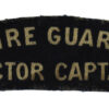 WW2 Fire Guard Sector Captain Printed Shoulder Title