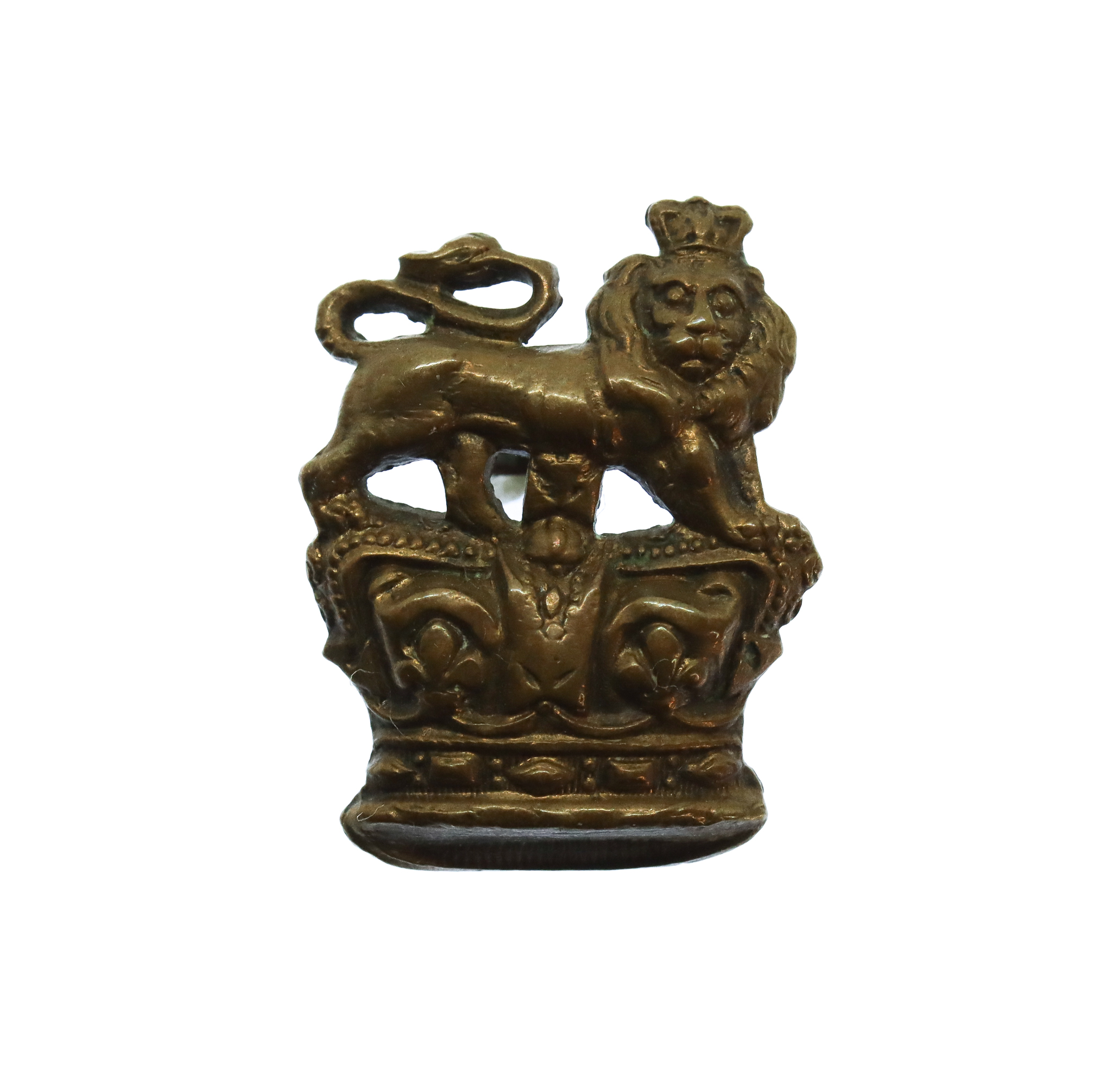 Victorian Queen's Own Royal West Kent Regiment Collar Badge