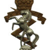 Royal Electrical & Mechanical Engineers (R.E.M.E.) Bi-Metal Cap Badge - King's Crown (2nd Pattern)
