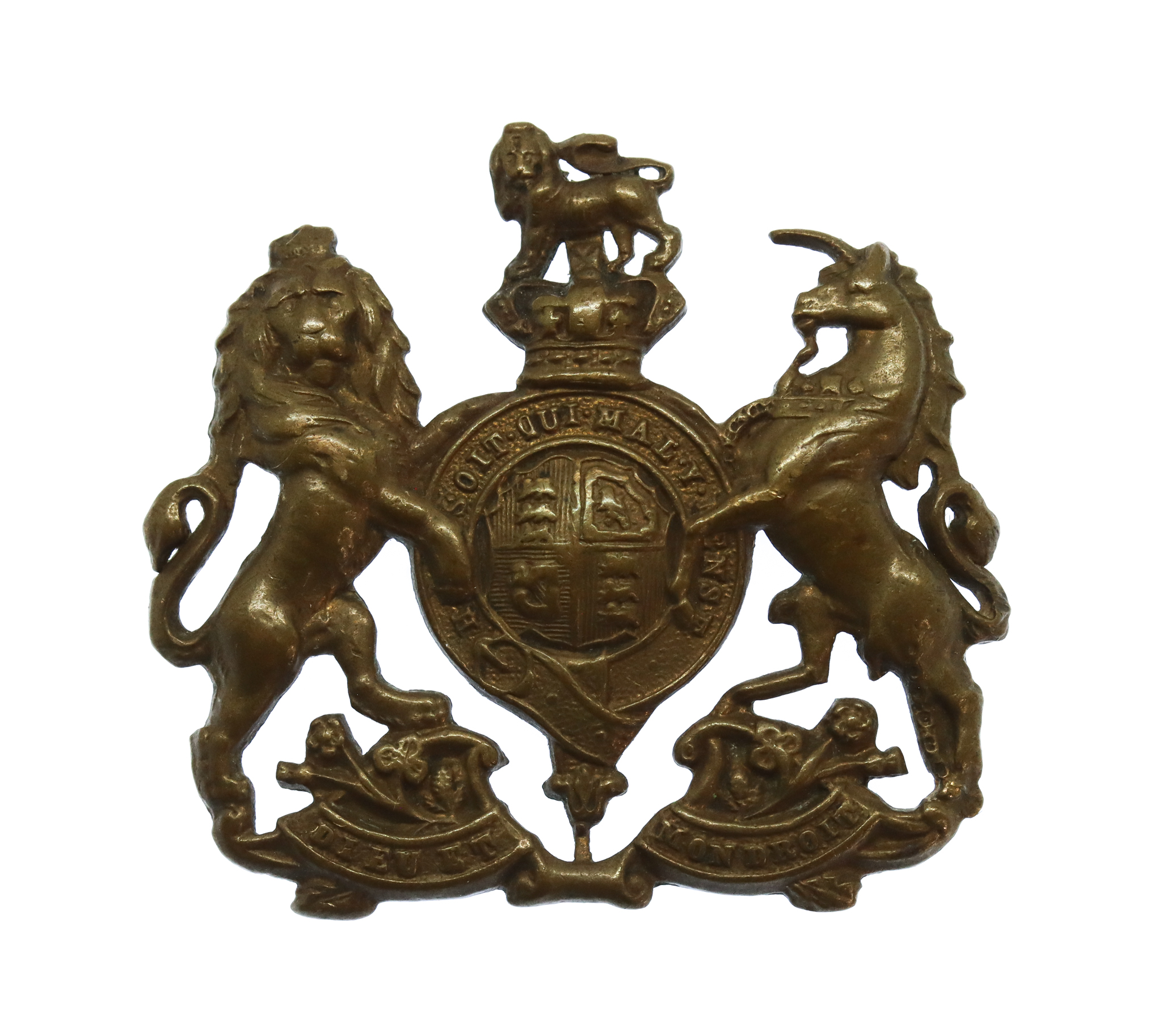Victorian Home Counties Reserve Regiment Collar Badge