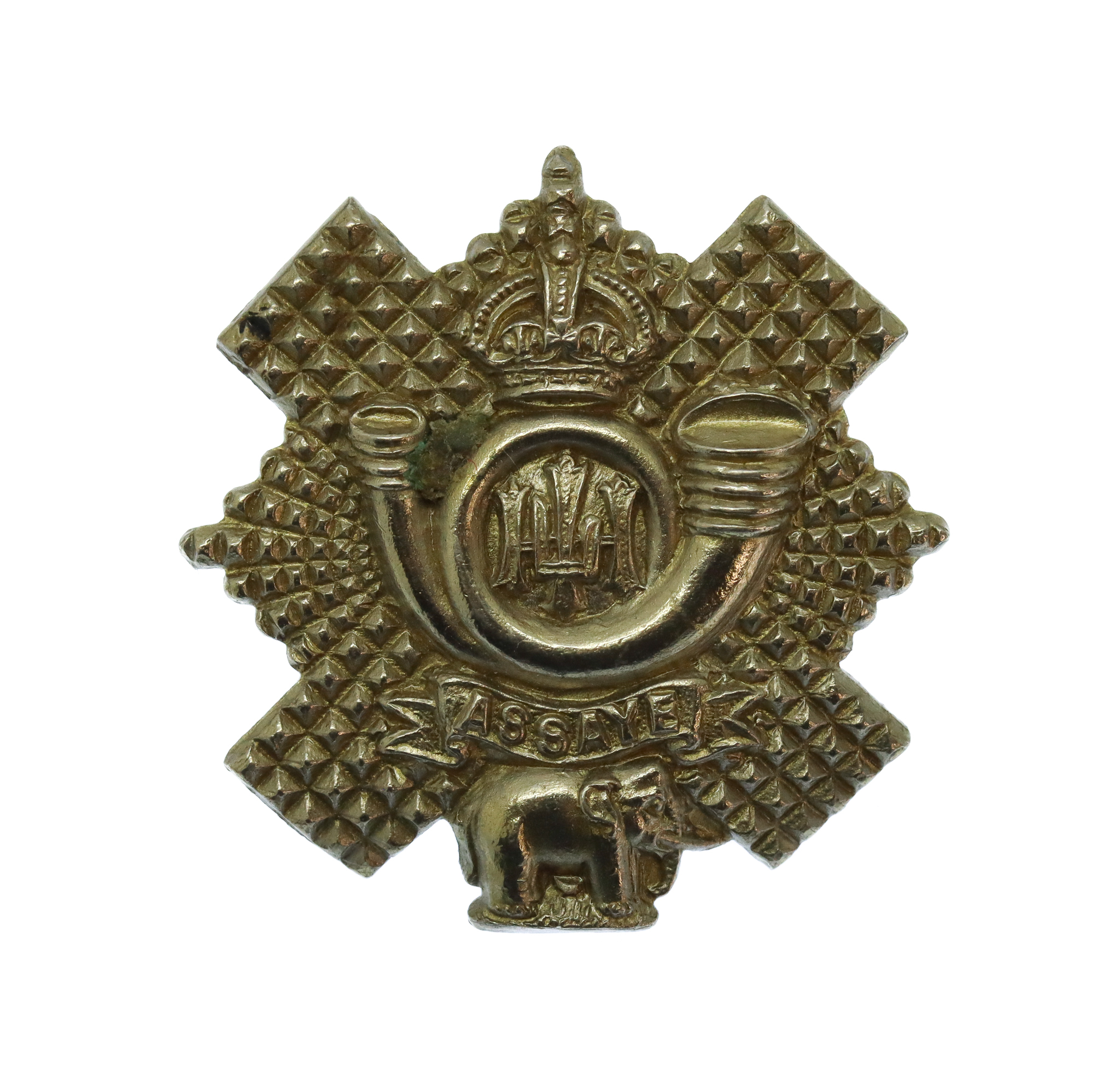 Highland Light Infantry (H.L.I.) Collar Badge - King's Crown