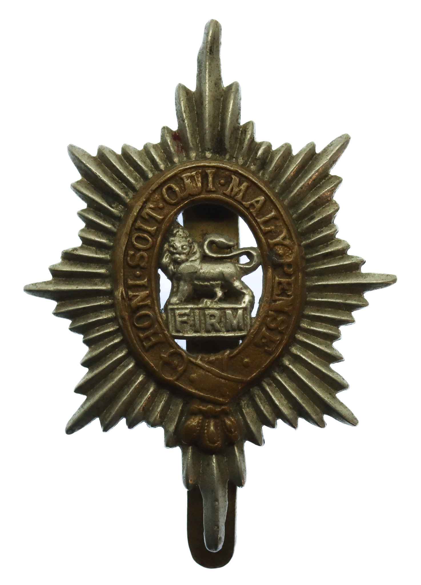 Worcestershire Regiment Bi-metal Cap Badge