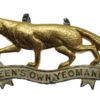 Queen's Own Yeomanry Officer's Cap Badge