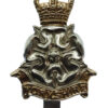 Yorkshire Brigade Anodised (Staybrite) Cap Badge