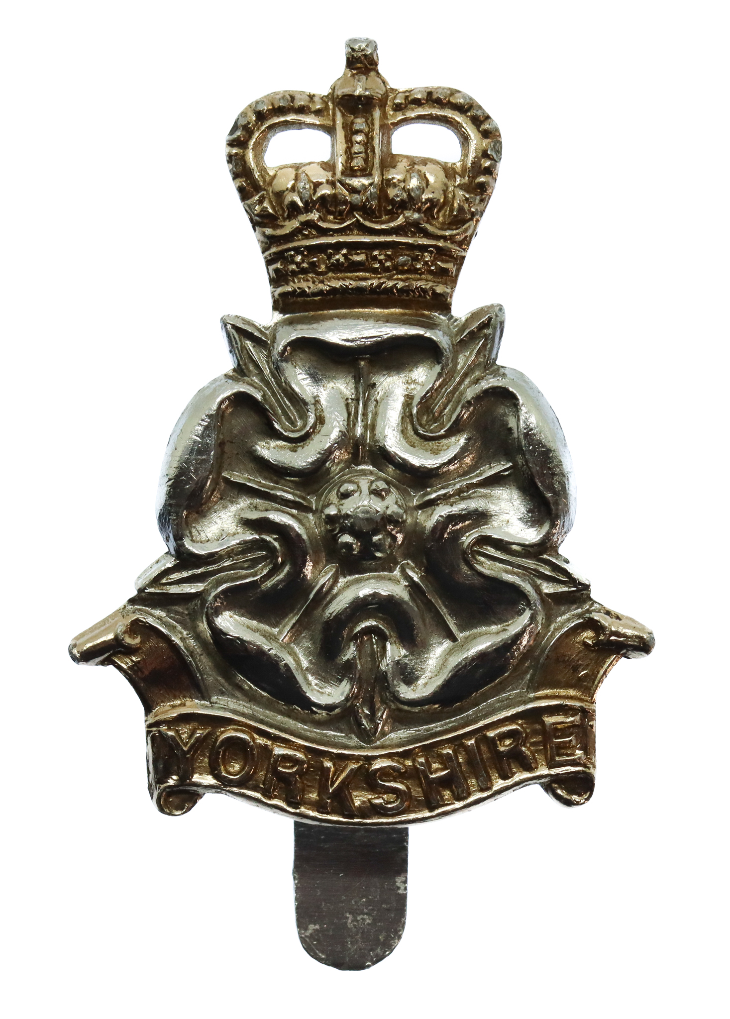 Yorkshire Brigade Anodised (Staybrite) Cap Badge