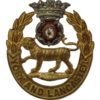 York & Lancaster Regiment Officer's Cap Badge