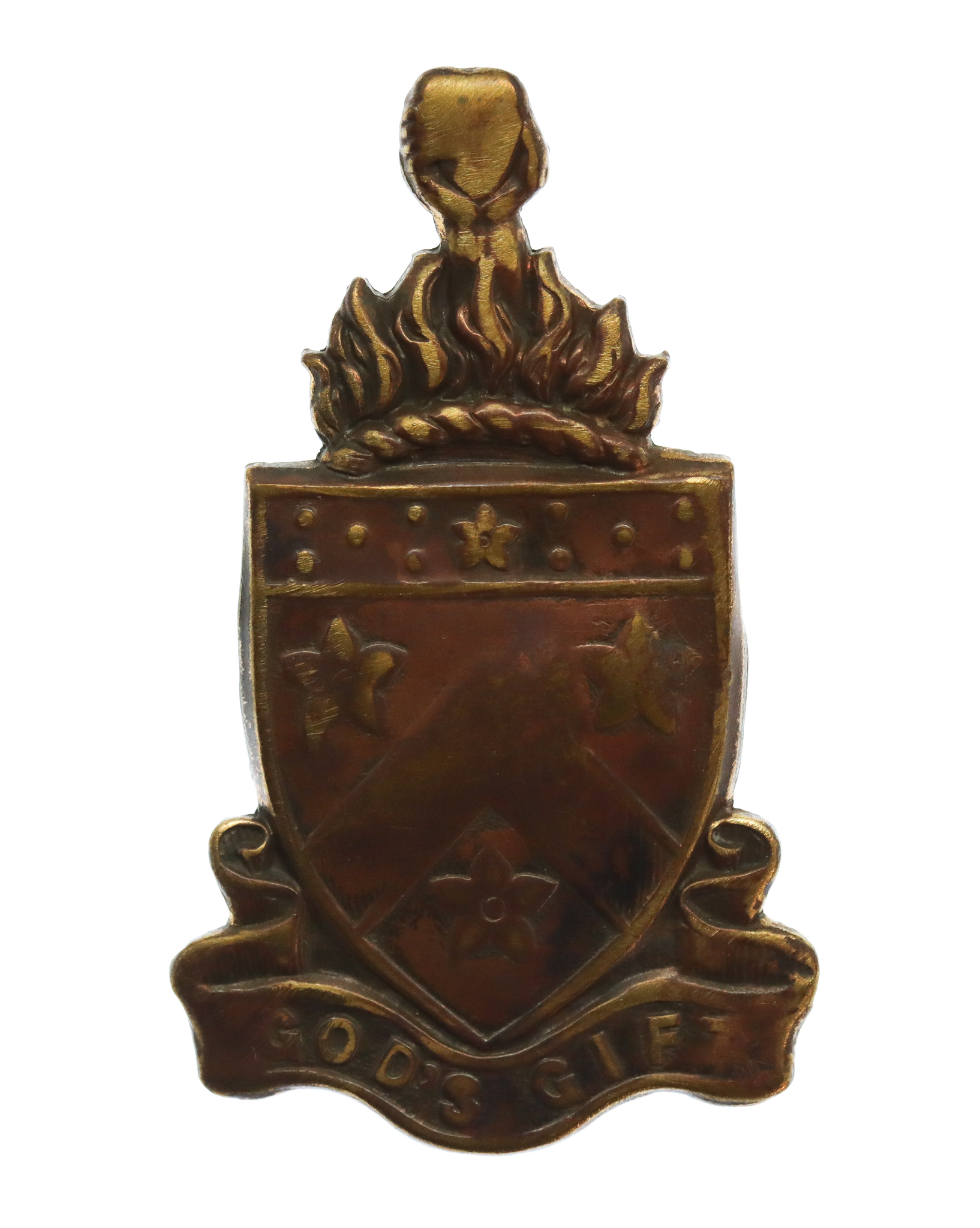 Alleyn's School, London O.T.C. Cap Badge