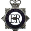 Leicester and Rutland Constabulary Senior Officer's Enamelled Cap Badge - Queen's Crown