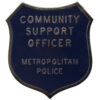 Metropolitan Police Community Support Officer Enamelled Cap Badge
